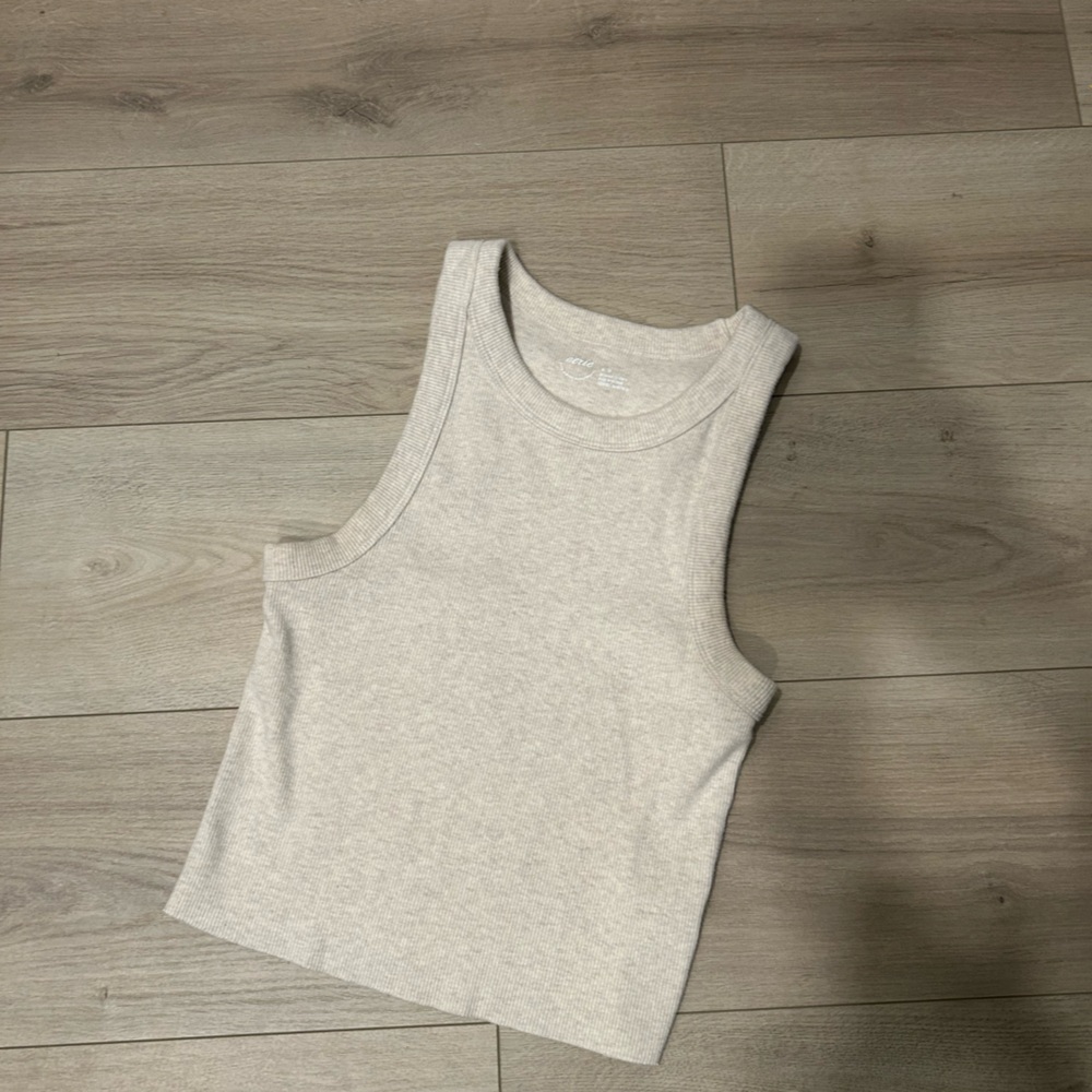 Aerie Cream Crop Top, Women’s Size M